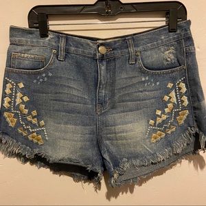 Free people denim shorts